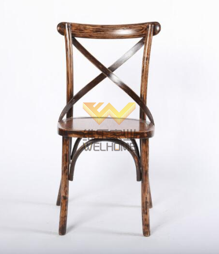  Cross back dining chair for restaurant / home